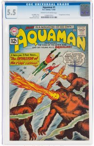 Aquaman #1 (1962) CGC Graded 5.5