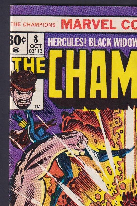 Champions #8 1976 Marvel 6.5 FN+ comic