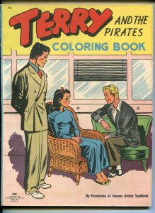 TERRY AND THE PIRATES #398 1946-SAALFIELD-COLORING BOOK-MILT CANIFF-fn-