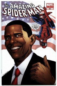 AMAZING SPIDER-MAN #583-4TH PRINT-OBAMA VARIANT-NM