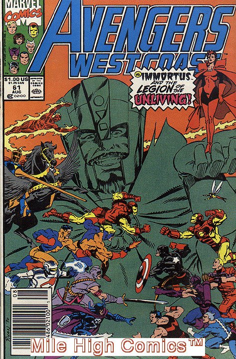 Avengers West Coast 1985 series annual # 3 near mint comic book