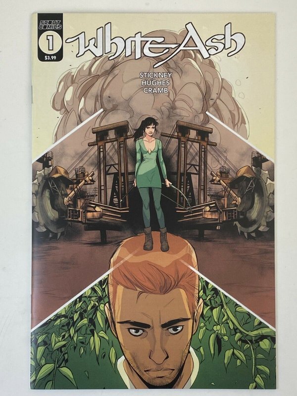 WHITE ASH #1 CVR B PINTI 1:10 VARIANT COVER SCOUT COMICS NM QUALITY SELLER