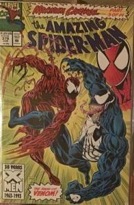 AMAZING SPIDER-MAN #430,363,403,378,WEB OF#119,P.PKER #13 CARNAGE 8 PACK ALL NM 