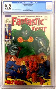 Fantastic Four 86 Cgc 9.2 Ow/w Pages