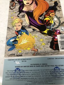 Outsiders (1993) #1 Variant Edition • DC Comics • Signed Mike W.Barr • Pelletier
