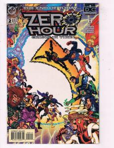 Zero Hour #2 VF/NM DC Comics Comic Book Jurgens JLA Sept 1994 DE45