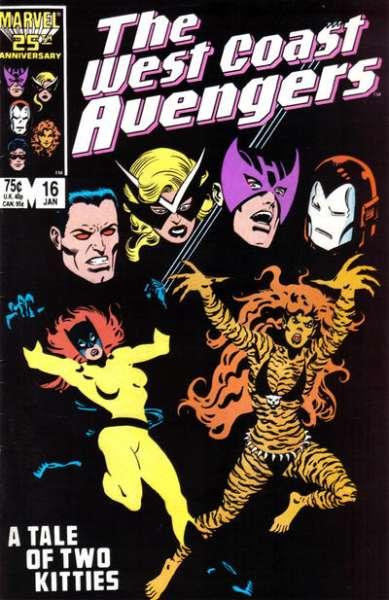 West Coast Avengers (1985 series) #16, VF (Stock photo)