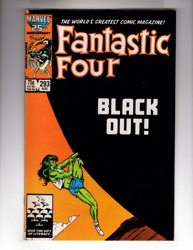 Fantastic Four #293 (1986)   John Byrne Story & Art!    / ECA1b