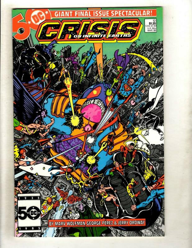 Crisis On Infinite Earths Complete DC Comics # 1 2 3 4 5 6 7 8 9 10 11 12 NM GK5