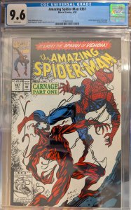 The Amazing Spider-Man #361 (1992) Spider-Man [Key Issue] CGC 9.6
