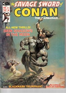 The Savage Sword of Conan #4 1975 NM- Gil Kane & Richard Corbin Art C'vi...