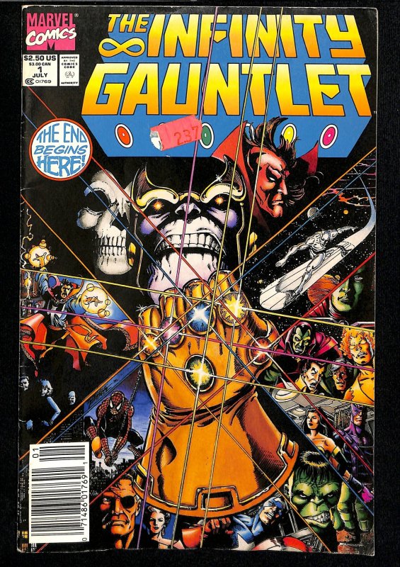 The Infinity Gauntlet #1 (1991) | Comic Books - Copper Age, Marvel ...