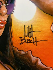 PUCKER, SIGNED SKETCHBOOK BY MATT BUSCH
