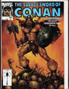 The Savage Sword of Conan #189 (1991) Conan