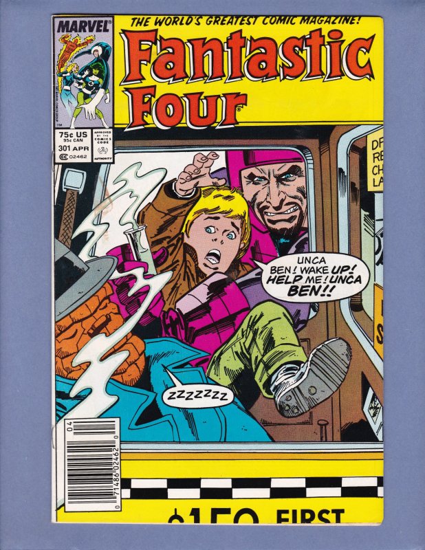 Fantastic Four #301 FN Marvel 1987