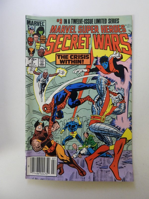 Marvel Super Heroes Secret Wars #3 (1984) FN- condition