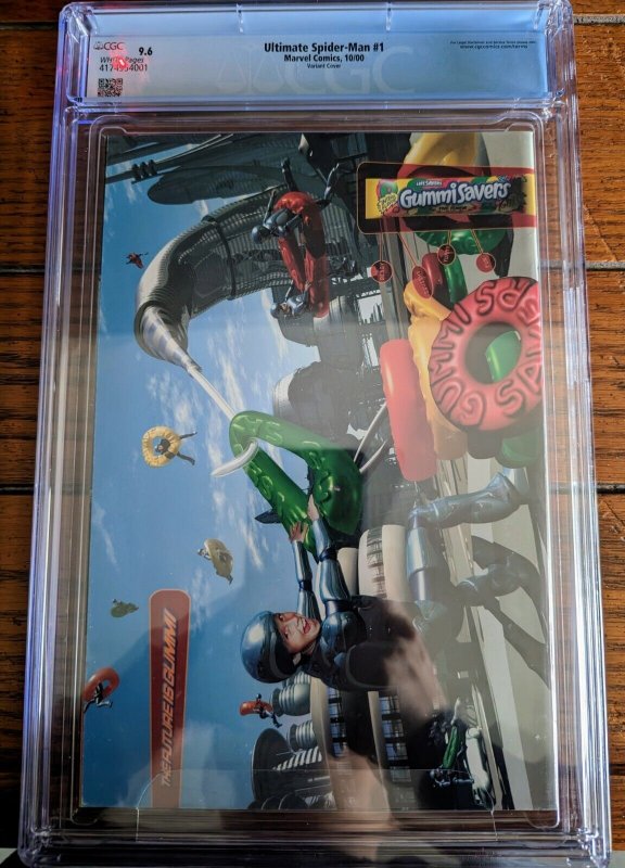 ULTIMATE SPIDER-MAN #1 2000 CGC 9.6 RARE WHITE VARIANT 1st IN SERIES KEY ISSUE 