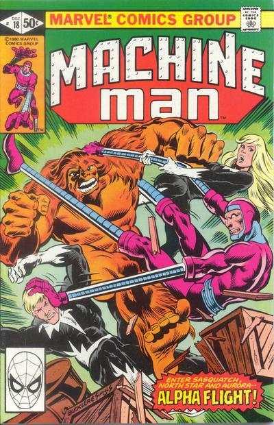 Machine Man (1978 series) #18, VG- (Stock photo)