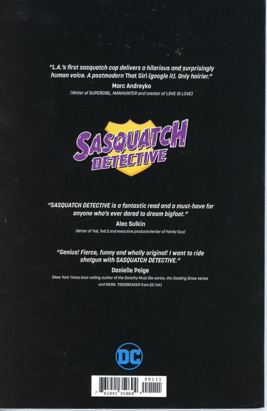 Sasquatch Detective Special #1  2019  Prestige Format