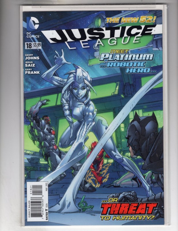 Justice League #18 Variant Cover (2013)    - [•ID#144]