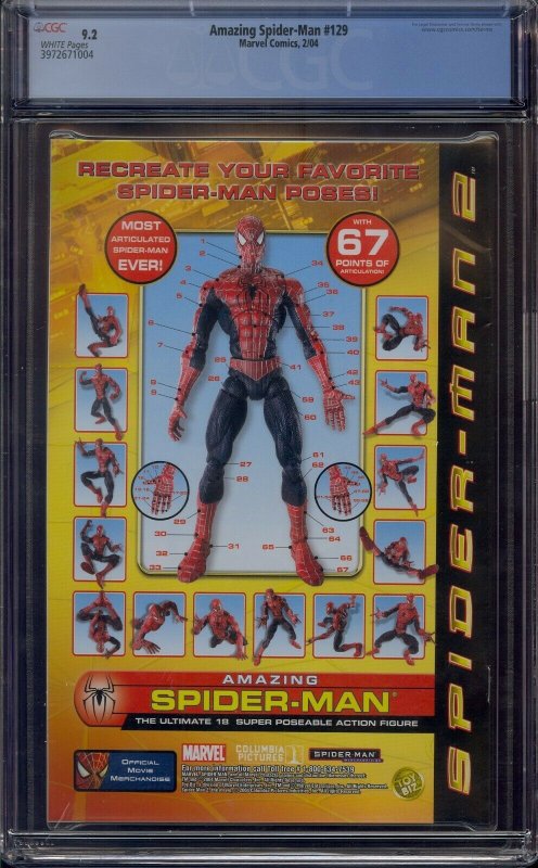 AMAZING SPIDER-MAN #129 CGC 9.2 1ST PUNISHER MARVEL LEGENDS REPRINT 