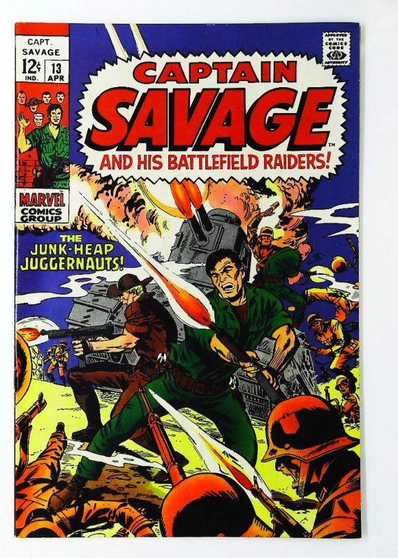 Captain Savage and His Leatherneck Raiders #13, VF+ (Actual scan)