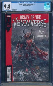 Death of the Venomverse #1 CGC 9.8 1st Symbiote Six Marvel 2023 Barends Cvr A