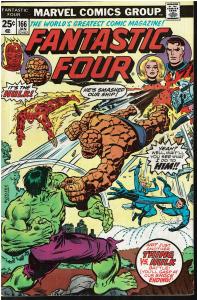 Fantastic Four #166, 5.0 or Better *KEY* Classic Hulk vs. Thing