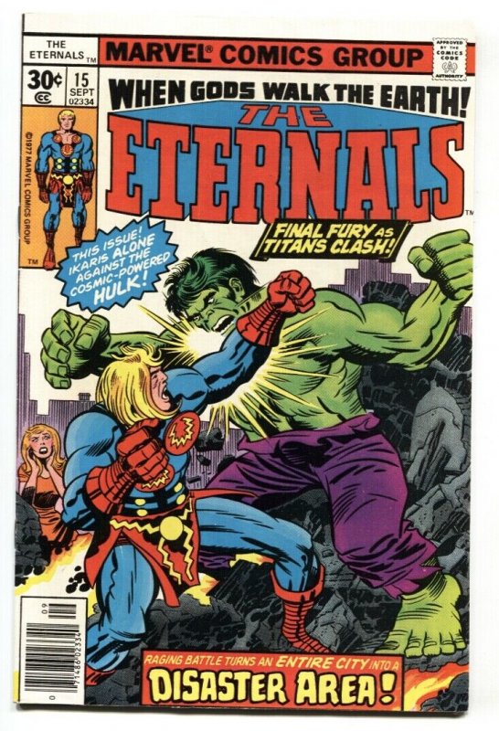 THE ETERNALS #15-Jack Kirby-HULK-comic book 1977