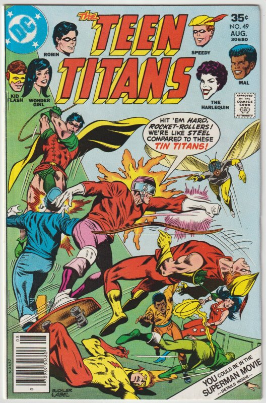 Teen Titans #49 (Aug 1977, DC), VG condition (4.0), copy B