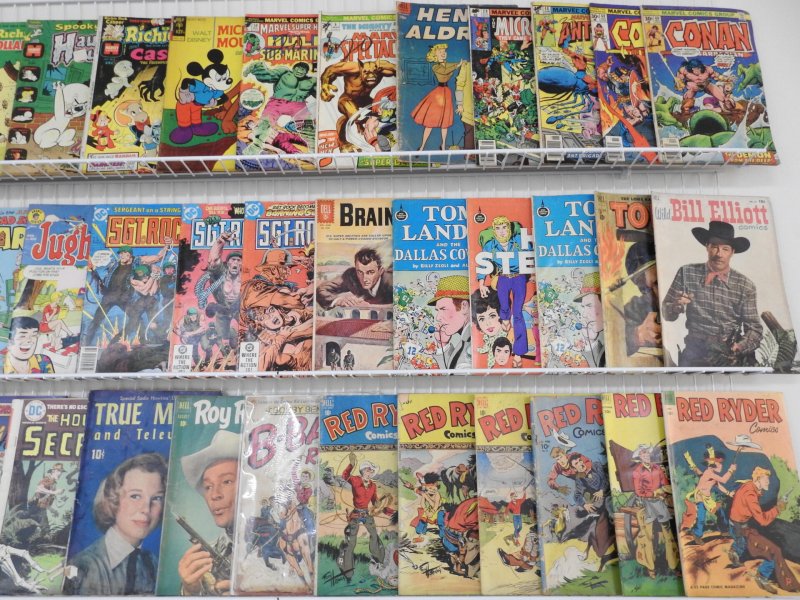 Huge Lot 200+ Silver/Bronze Comics W/ Archie, Tom & Jerry, Richie Rich See Desc.