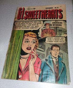 GI Sweethearts #35 quality comics 1953 Golden Age war good girl art classic book