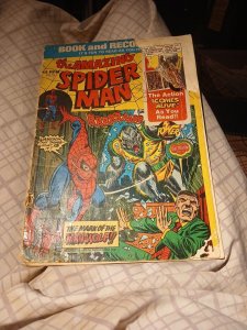 AMAZING SPIDERMAN BOOK RECORD PR10 BOOK ONLY 1974 MARK OF THE MAN WOLF No Record