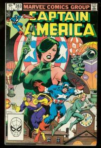 CAPTAIN AMERICA #283 1983-MARVEL COMICS FN