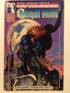 Night Man #1 From Barry Windsor Smith’s Ultraverse Malibu Comics 1993 TV Show