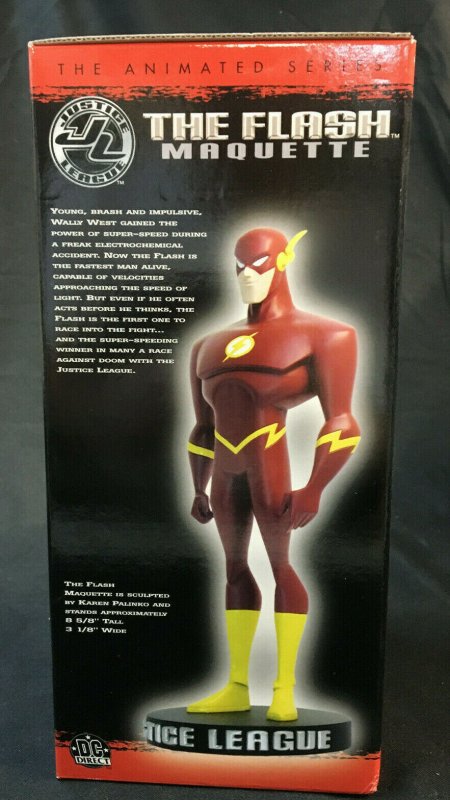 THE FLASH MAQUETTE JUSTICE LEAGUE ANIMATED MIB 1544/4500