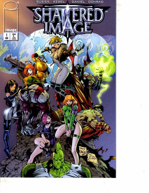 Lot Of 2 Image Comic Books Shattered Image #1 and Zealot #1 ON12