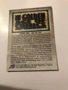 WONDER #1 Chromium promo card : Comic Images 1995 NM/M; GOLDEN AGE OF COMICS
