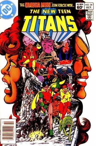 New Teen Titans (1980 series)  #24, VF (Stock photo)