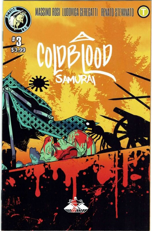 Cold Blood Samurai #1,2,3,4,5,6 Full Run Action Lab NM/NM-