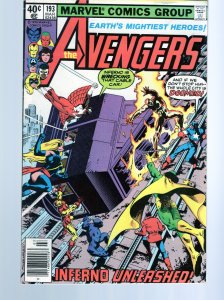 Avengers #193 - Frank Miller, Bob McLeod Cover Art. (6.0) 1980