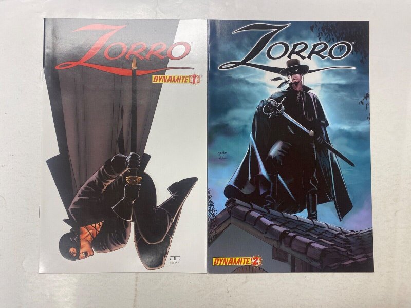 3 Zorro DYNAMITE comic books #1 2 3 20 KM26
