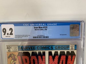 Iron Man #131 CGC 9.4 (1980) - Newsstand - Hulk appearance