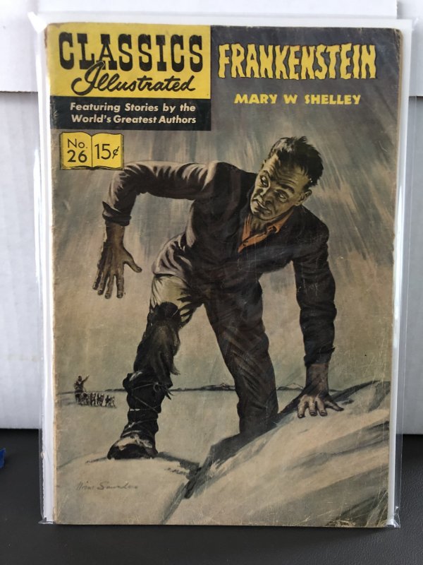 Classics Illustrated #26 Frankenstein 10th Print HRN 153