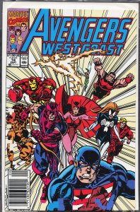 Avengers West Coast #74 (1991) West Coast Avengers / Avengers West Coast