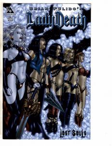 6 Lady Death Comics Dark Millennium 1 3 Crucible 1 Lost Souls (2) Medieval J261