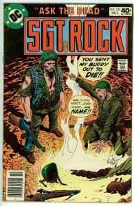Sgt. Rock #333 (1977) - 6.5 FN+ *Ask the Dead* 