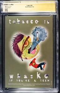 Cable #93 signed by Tom Derenick (7/01) Graded CGC 9.8