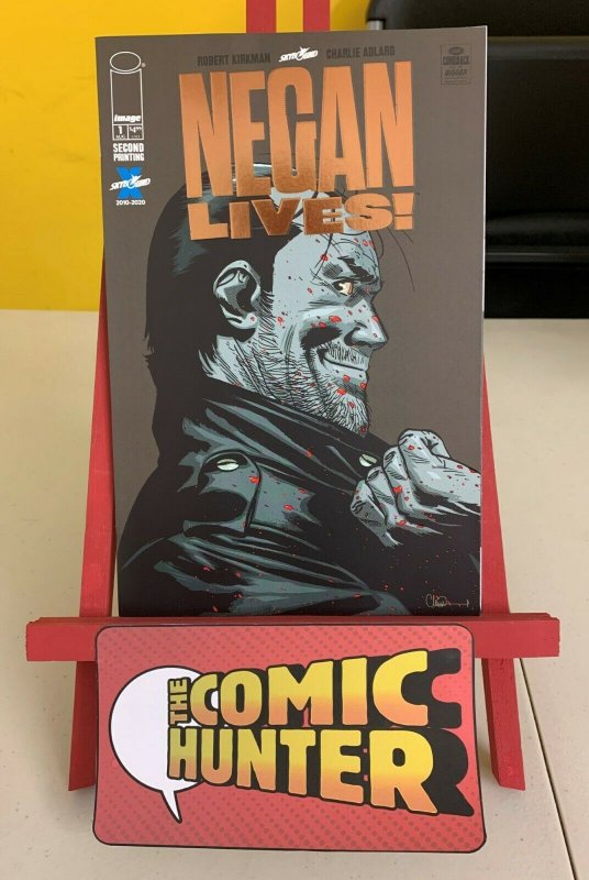 Negan Lives! #1 2ed Printing Bronze Variant 9.2 