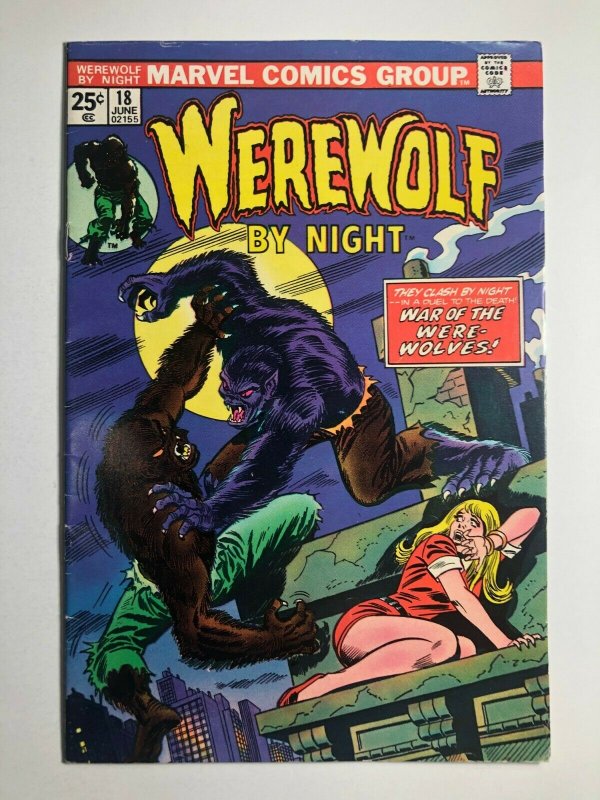 Marvel WEREWOLF by Night #18 1974 VF  (A495)